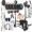 Novian Home Gym Combo | 20-in-1 Bench, 5ft Straight Rod, 3ft Curl Rod, Dumbbell Rods, Hand Gripper, Gym Gloves & Weight Plates ? Complete Workout Set for Home Fitness (10 kg Weight)